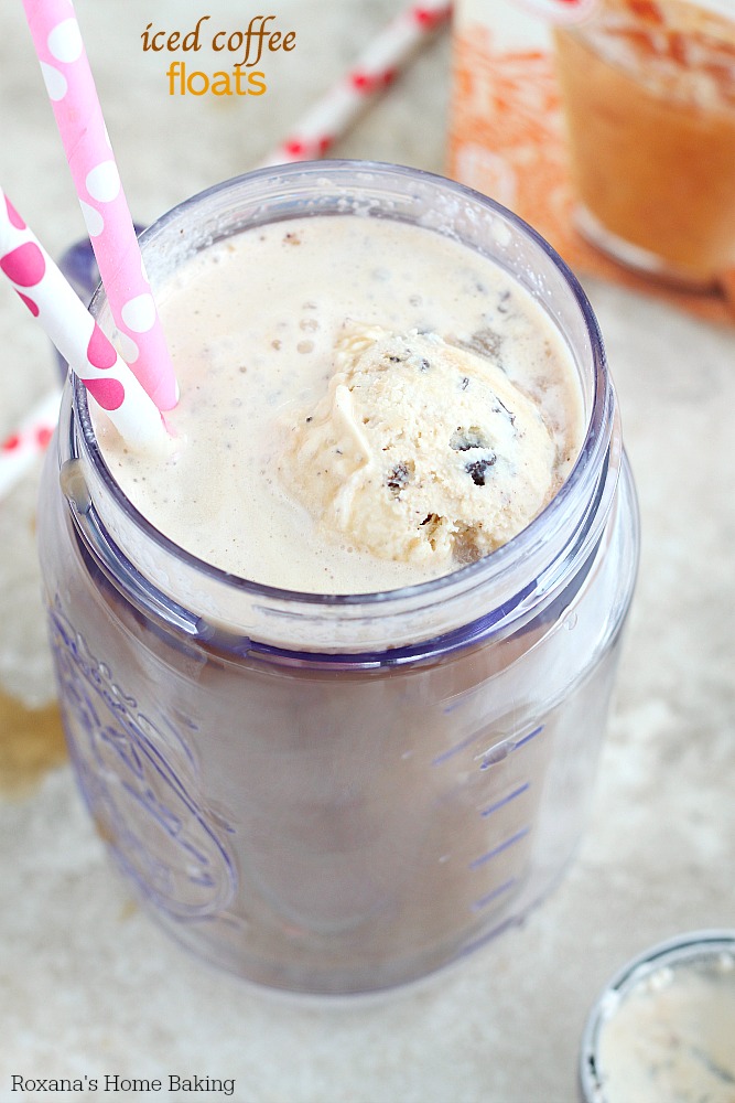 Create the most irresistible summer treat in less than 5 minutes. Iced coffee floats! No soda required! 