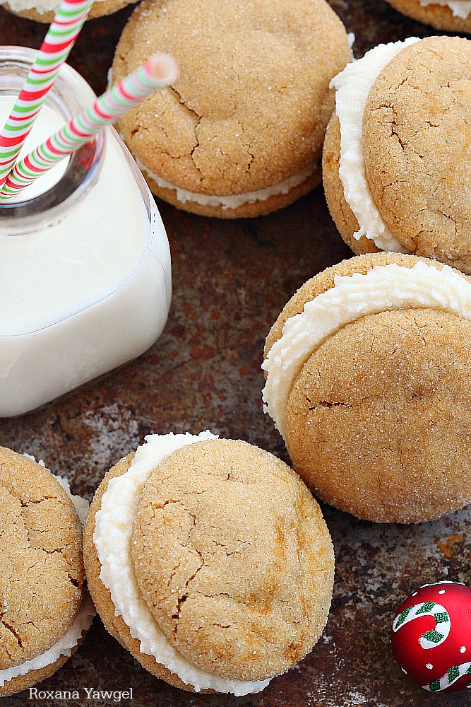 Packed with the right amount of molasses and spices, these ginger cookies are crispy on the edges, tender and chewy in the center and begging to be the center of your holiday cookie plate!