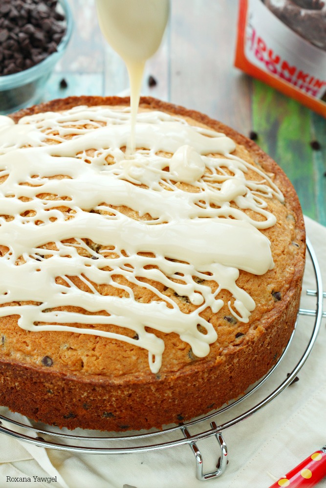 Take your weekend breakfast up a notch with this easy to make chocolate chip coffee cake with coffee icing! Now you can eat your coffee and drink it too!