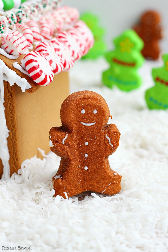 Don't feel overwhelmed! Making a gingerbread house is really easy if you follow my tutorial with step by step photos!