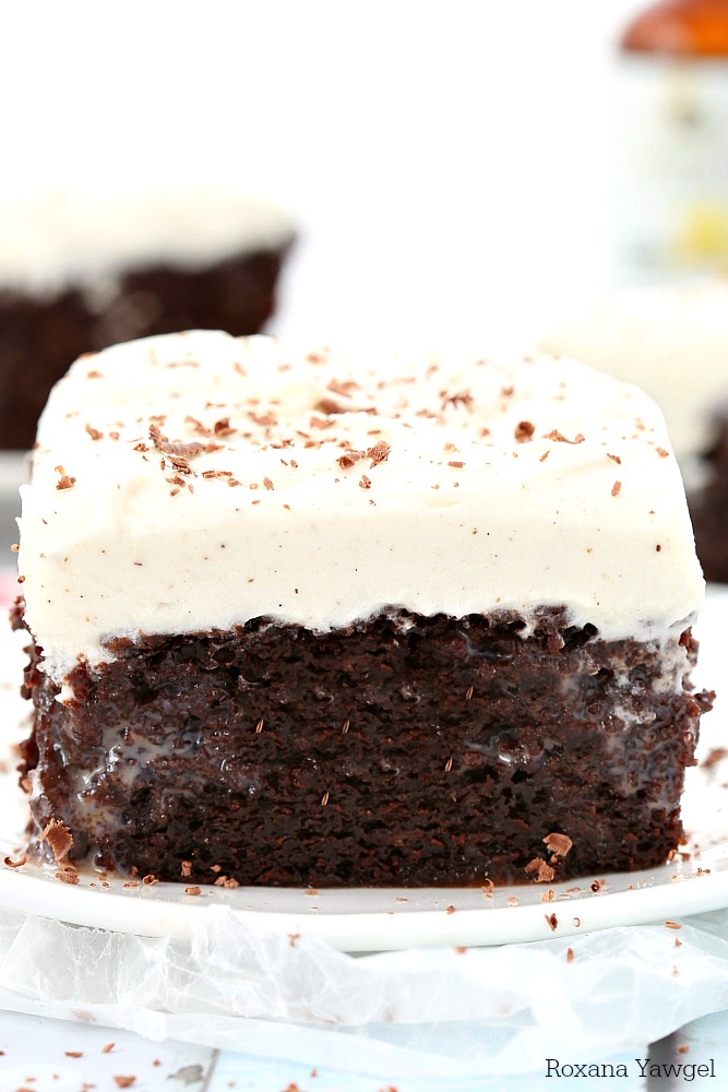 With a secret ingredient that brings out all the chocolate goodness from both the baking chocolate and cocoa powder, this made from scratch double chocolate poke cake with vanilla bean frosting will be everyone's favorite at the next potluck! 