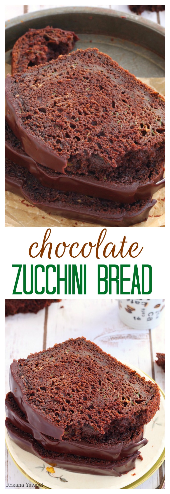 Specks of zucchini and a double dose of chocolate make this chocolate zucchini bread a favorite treat when you're looking for a chocolate fix without feeling too guilty.