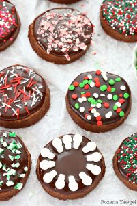 Slice and bake chocolate cookies recipe