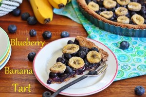 Blueberry Banana Tart