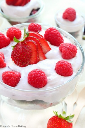 Triple berry trifle - a trEATs affair