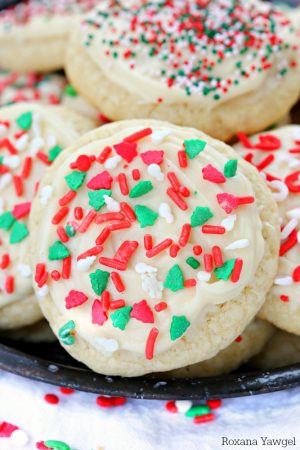 All butter sugar cookies with cream cheese frosting recipe